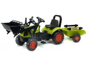 FALK – Šliapací traktor Claas Arion 410 s nakladačom a vlečkou