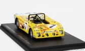 Spark-model Lola T280 Cosworth Dfv 3.0l V8 Team Ecurie Bonnier N 7 24h Le Mans 1972 J.de Bragation - M.cabral - H.de Fierlandt 1:43 Žlutá
