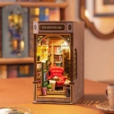 RoboTime 3D skládačka Zarážka na knihy Miniatura domečku Knihkupectví - poškozený obal