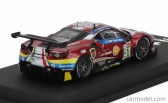Edicola Ferrari 488 Gte Evo 3.9l Turbo V8 Team Af Corse N 51 Winner Class Lmgte Pro 24h Le Mans 2019 J.calado - A.pier Guidi - D.serra - Con Vetrina - With Showcase 1:64 Červená S Bílou Modrou