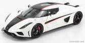 Autoart Koenigsegg Regera 2016 1:18 Biela čierna Carbon Red