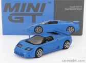 Mini-gt Bugatti Eb110 Super Sport 1995 1:64 Modrá