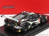 Looksmart Ferrari 488 Gte Iron Lynx Team N 80 3rd Gte-am Class 24h Le Mans 2021 Matteo Cressoni - Callum Ilott - Rino Mastronardi 1:43 Matná čierna biela