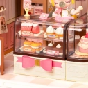 RoboTime 3D dřevěná skládačka Miniatura domečku Cukrárna Tasty