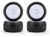 Pro-Line kolo 1:28 kobercové Prism, disk bílý, Hex 7mm (4): Losi Micro-T