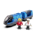 2Kids Toys Elektrický městský vlak modrý
