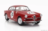 Kyosho Alfa romeo Giulietta Sv Sprint Veloce N 24 Targa Florio 1958 N.todaro - R.barbato 1:18 Red