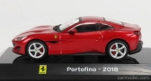 Edicola Ferrari Portofino 2018 - Con Vetrina - S vitrínou 1:43 červená