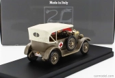 Rio-models Fiat 501 Torpedo Croce Rossa Ambulancia - Ambulanza Coloniale 1936 1:43 Vojenská zelená béžová