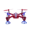 RC dron Skylark, ochranným rám, červený
