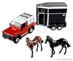 Britains Land rover Land Defender 90 Pick-up Closed 1984 1:32, červená