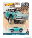 Mattel hot wheels Chevrolet Bel Air Big-air 1957 1:64 zelená biela