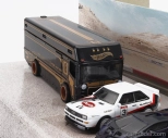 Mattel hot wheels Audi Set 4x Euro Hauler Car Transporter - Quattro Sport N 3 - Lamborghini Essenza - Sauber Mercedes N 61 24h Le Mans 1:64 Různé