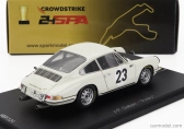Spark-model Porsche 911 Coupe N 23 Víťaz 24h Spa 1967 Jean Pierre Gaban - Pedro 1:43 Biela Čierna