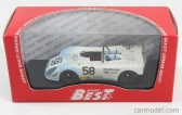 Best-model Porsche Flunder N 58 24h Le Mans 1972 Roser - Stuppacher 1:43 Bílá Světle Modrá