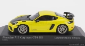 Minichamps Porsche 718 (982) Cayman Gt4 Rs 2021 1:43 žltá