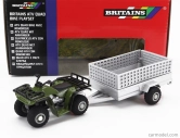 Britains Yamaha Quad 4x4 With Trailer 2009 1:32 Zelené Stříbro