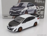 Pop-race-limited Toyota Vios Gr 2022 1:64 Bílá Černá