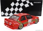 Minichamps BMW radu 3 M3 Team Schnitzer N 3 Winner Guia Race Macau 1987 Roberto Ravaglia 1:18 Červená zlatá
