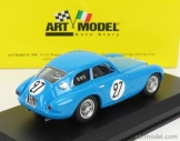 Art-model Ferrari 166mm 2.0l V12 Berlinetta N 27 24h Le Mans 1950 Y.simon - M.kasse 1:43 Blue