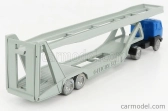 Officina-942 Fiat 682 T2 Truck Bisarca Car Transporter 1955 1:76 Modrá strieborná