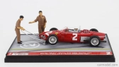 Brumm prom Ferrari F1 Diorama 156 N 2 Víťaz majstrovstiev sveta Taliansko Monza Gp s figúrkami 1961 Phil Hill 1:43 Červená