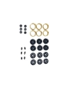 HBP240480 - CR-18P 6X6 1.2 Steelie Bead Lock Wheel ( Black )