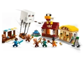 LEGO Minecraft - Balón v podobe ďatľa a útok na dedinu