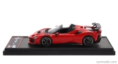 Bbr-models Ferrari Sf90 Xx Stradale Spider 2024 1:43 Rosso Corsa 322 - červená čierna