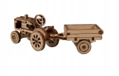 Wooden City dřevěné puzzle - 3D Traktor s vlečkou