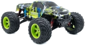RC auto RMT Dominator Monster, zelená + náhradní baterie