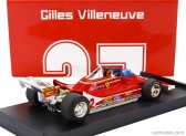 Brumm Ferrari F1  312t4 N 12 2nd Gp French Gp 1979 Gilles Villeneuve - With Driver Figure 1:43 Red