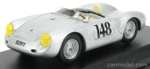 Najlepší model Porsche 550rs N 148 2nd Aosta- Gran San Bernardo 1957 Wolfgang Von Trips 1:43 Silver