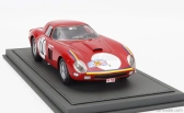 Bbr-models Ferrari 250 Gto Coupe N 170 Tour De France 1964 Annie Soisbault - Nicole Roure - Con Vetrina - With Showcase 1:18 Red