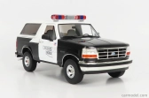 Greenlight Ford usa Bronco Oklahoma Highway Patrol Police 1996 1:18 Černá Bílá