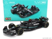 Bburago Mercedes gp F1 W14 Team Mercedes-amg Petronas F1 N 44 1:43, čierna