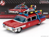 Jada Cadillac Series-62 Ecto-1 Ghostbusters Transformers 1984 1:24 Červená