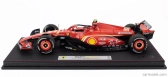Bbr-models Ferrari F1 Sf-24 Team Scuderia Ferrari N 55 Winner Australian Gp 2024 Carlos Sainz - Con Vetrina - With Showcase 1:18 Červená Černá