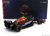 Bburago Red bull F1 Rb19 Team Oracle Red Bull Racing N 11 2nd Miami Gp 2023 Sergio Peréz – With Pilot And Showcase 1:24 Matt Blue