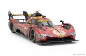 Bburago Ferrari 499p 3.0l Turbo V6 Team Ferrari Af Corse N 50 Winner 24h Le Mans (after Race Version) 2024 Antonio Fuoco - Miguel Molina - Nicklas Nielsen 1:18 Red