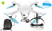 EHANG GHOSTDRONE 2.0 VR, bílá (Android) + batoh