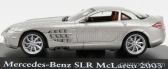 Edicola Mercedes benz Slr Mclaren 2003 - Con Vetrina - With Showcase 1:43 Silver