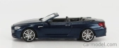 Minichamps BMW radu 6 M6 Cabriolet Open (f13) 2015 1:87 Blue Met
