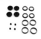 HBP240442 - CR-18P Truck 1.2"" Bead Lock Wheels (Black)