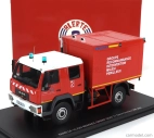 Alerte MAN Le 14.220 Truck Double Cabine Bemaex Grimp Sdis 77 Sapeurs Pompiers Groupe Reconnaissance Intervention Milieu Perilleux 2004 1:43 červená biela žltá