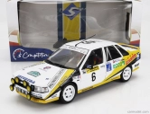 Solido Renault R21 Turbo Mkii Turbo Gr.a (nočná verzia) N 6 Rally Charlemagne 1991 M.rats - G.bourdaud 1:18 Biela Žltá Modrá