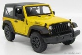 Maisto Jeep Wrangler Willys Soft-top 2014 1:18 žlto-čierna