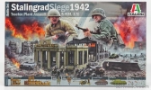 Príslušenstvo Italeri Diorama - Vojnová súprava Stalingrad - Útok na traktorový závod 1942 1:72 /