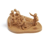 Zvezda figúrky US 81 mm Mortat w/crew (Snap Fit) (1:72)