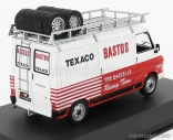 Ixo-models Fiat 242 Van Team Tre Gazzelle Bastos Texaco Rally Assistance 1984 1:43 Bílá Červená